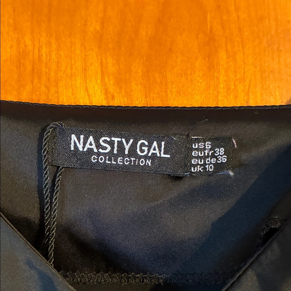 Nasty Gal Black Slip Dress - Picture 2 of 4